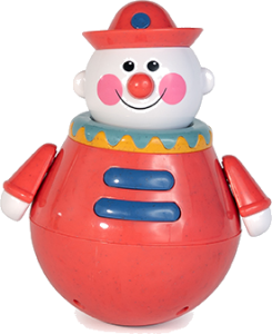 Roly Poly Chiming Clown
