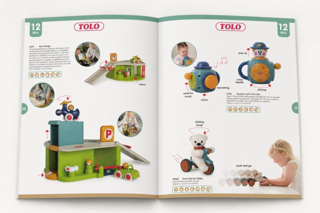 Tolo Product Catalogue 2026, open spread